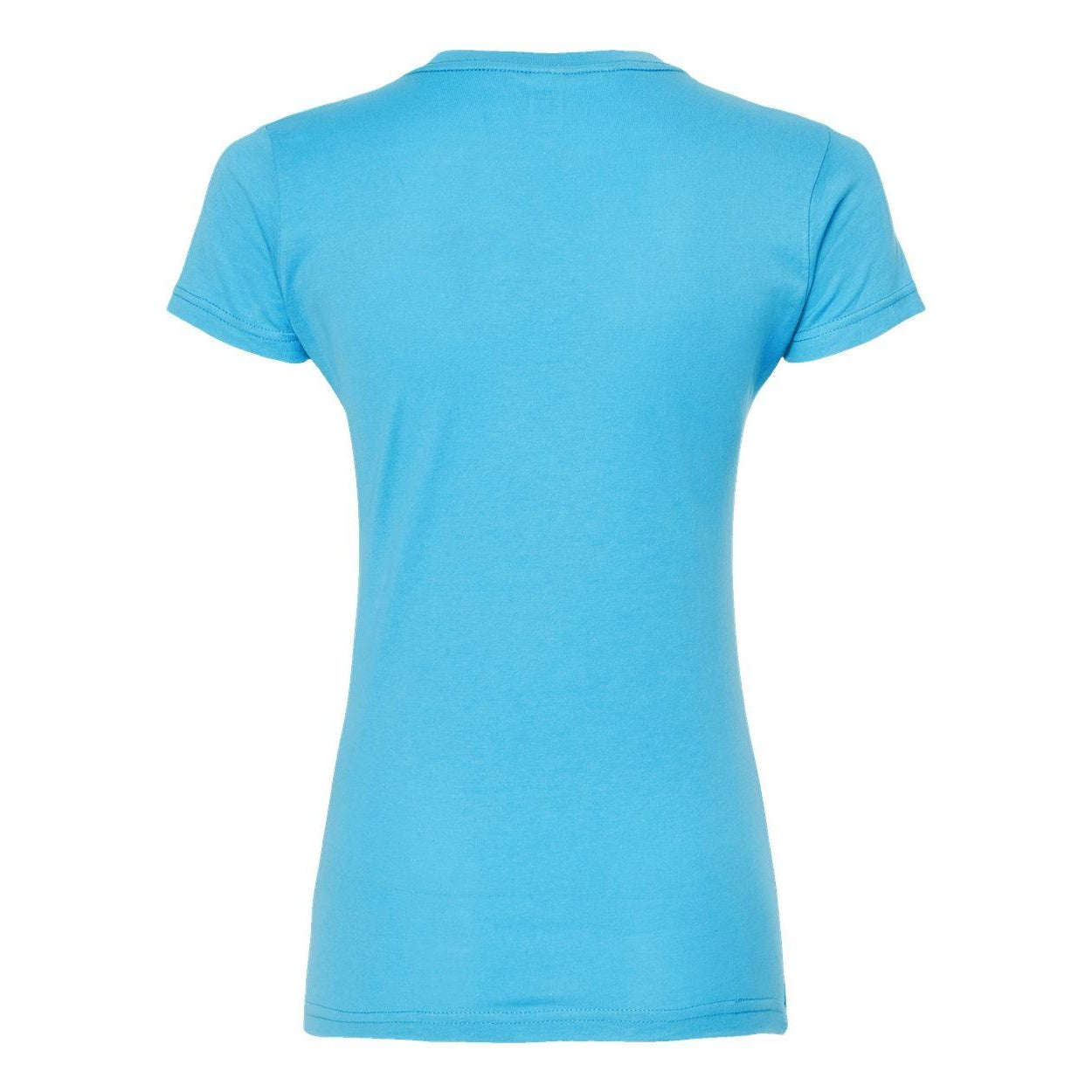 Baby Blue - Front - Tultex Women's Slim Fit Fine Jersey T-Shirt