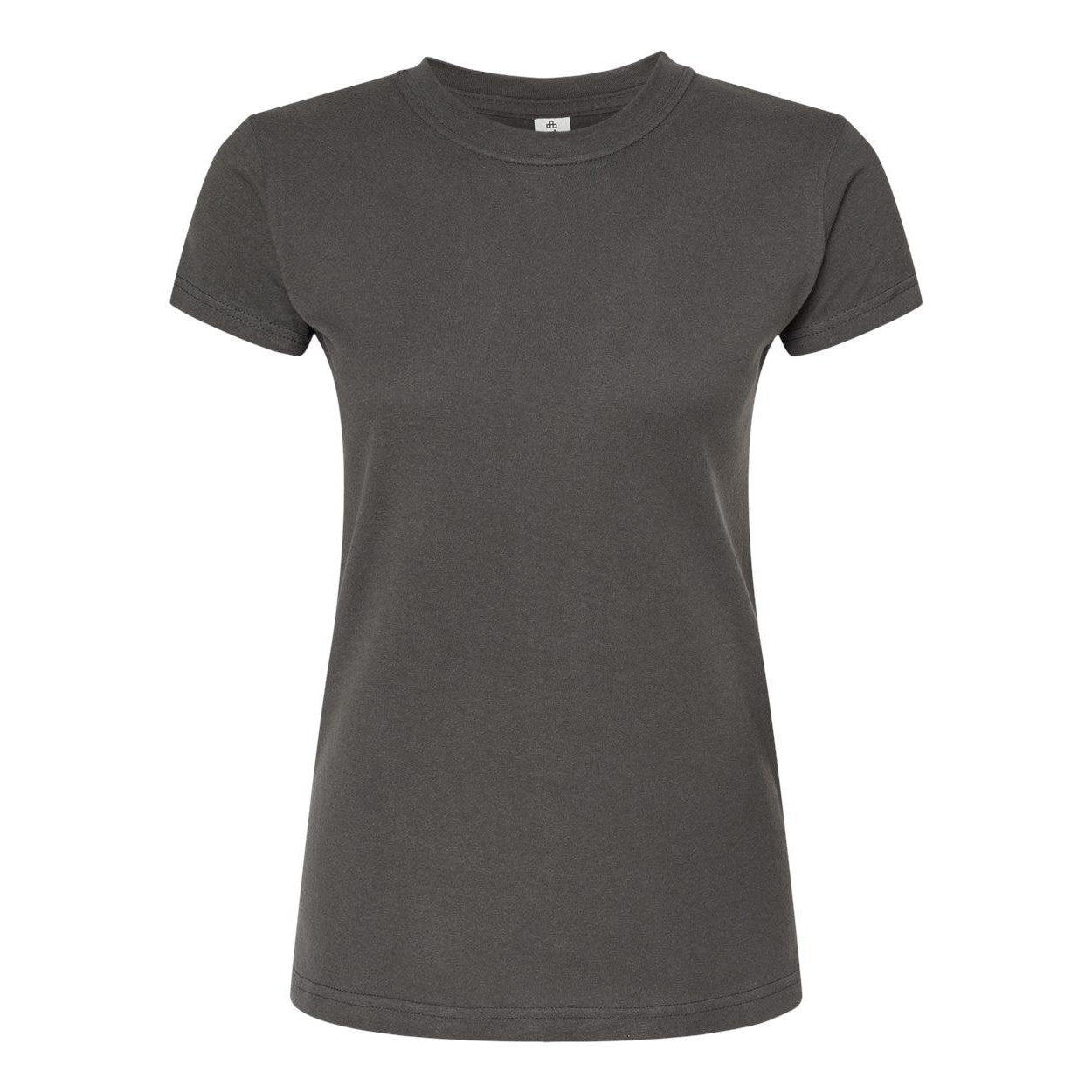 Natural - Front - Tultex Women's Slim Fit Fine Jersey T-Shirt