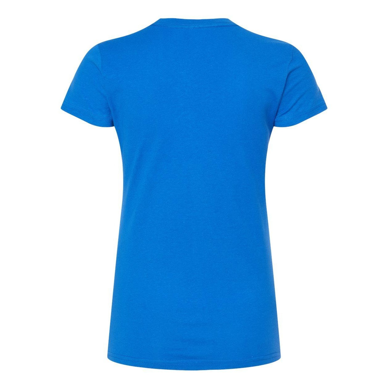 Baby Blue - Side - Tultex Women's Slim Fit Fine Jersey T-Shirt