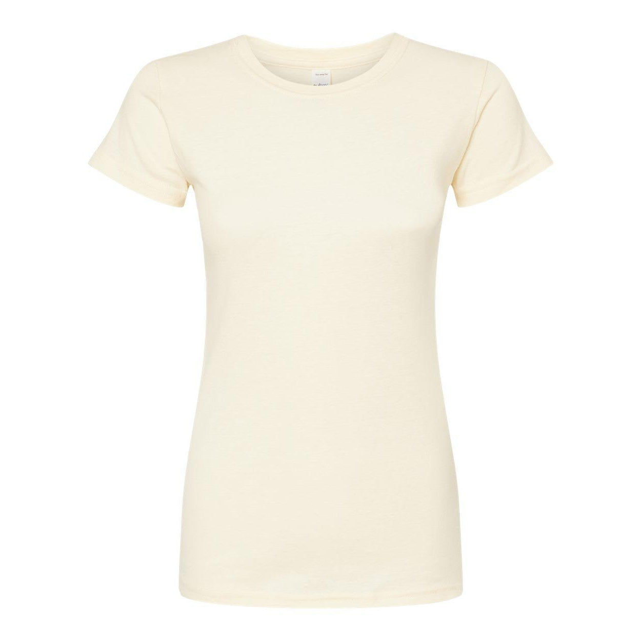 Charcoal - Back - Tultex Women's Slim Fit Fine Jersey T-Shirt