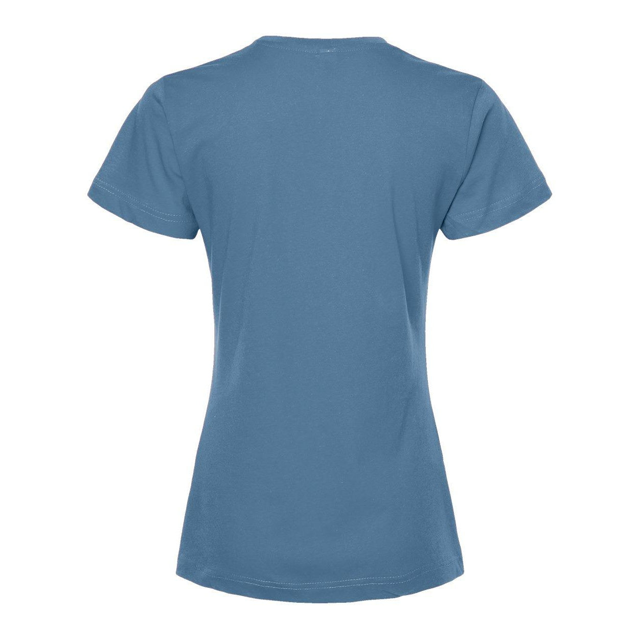 Slate - Back - Tultex Women's Classic Fit Fine Jersey T-Shirt