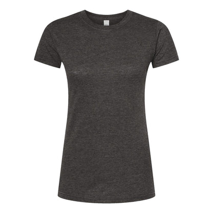 White - Front - Tultex Women's Poly-Rich Slim Fit T-Shirt