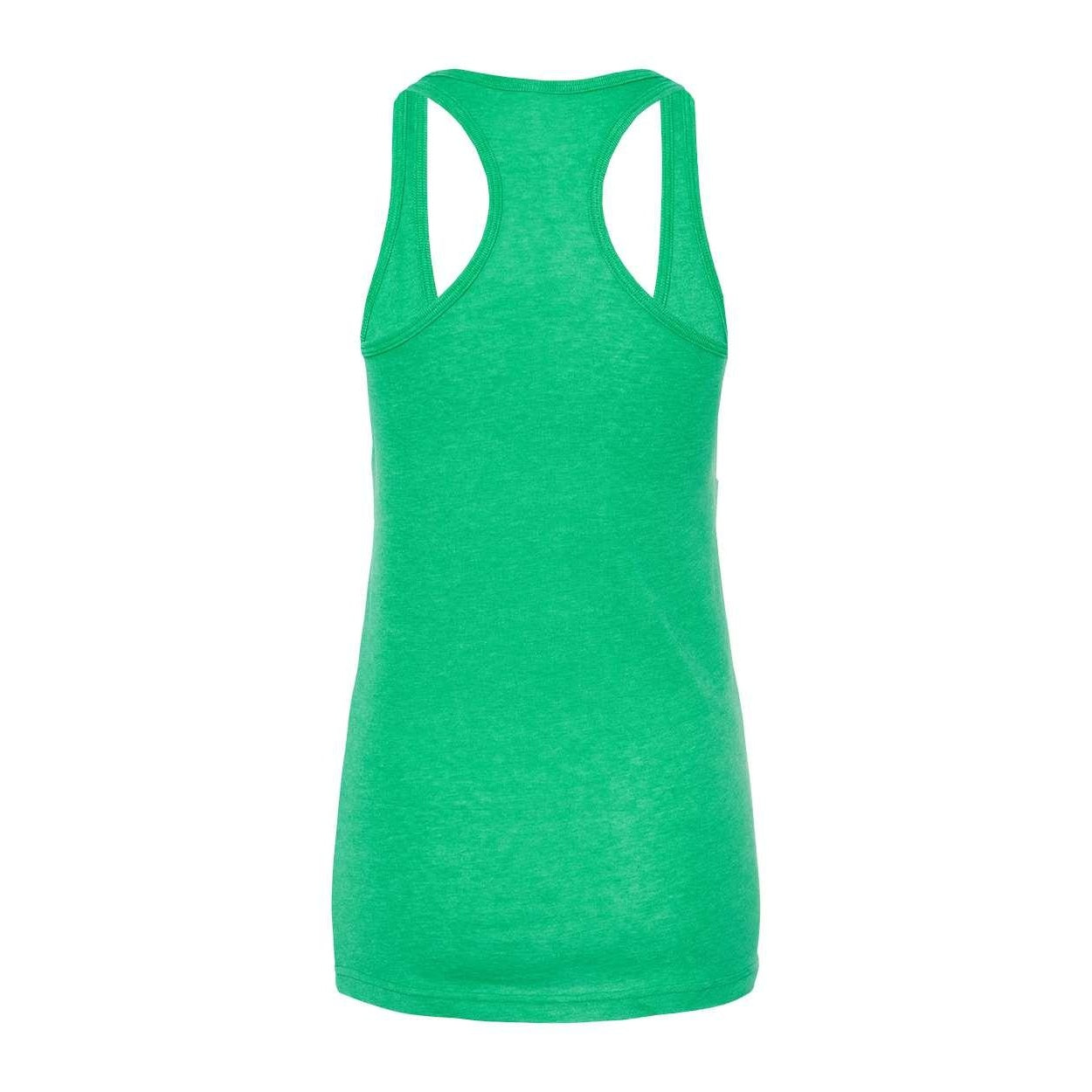 Heather Red - Front - Tultex Women's Poly-Rich Racerback Tank Top