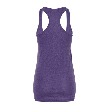 Heather Red - Back - Tultex Women's Poly-Rich Racerback Tank Top