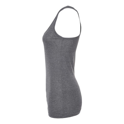 White - Back - Tultex Women's Poly-Rich Racerback Tank Top
