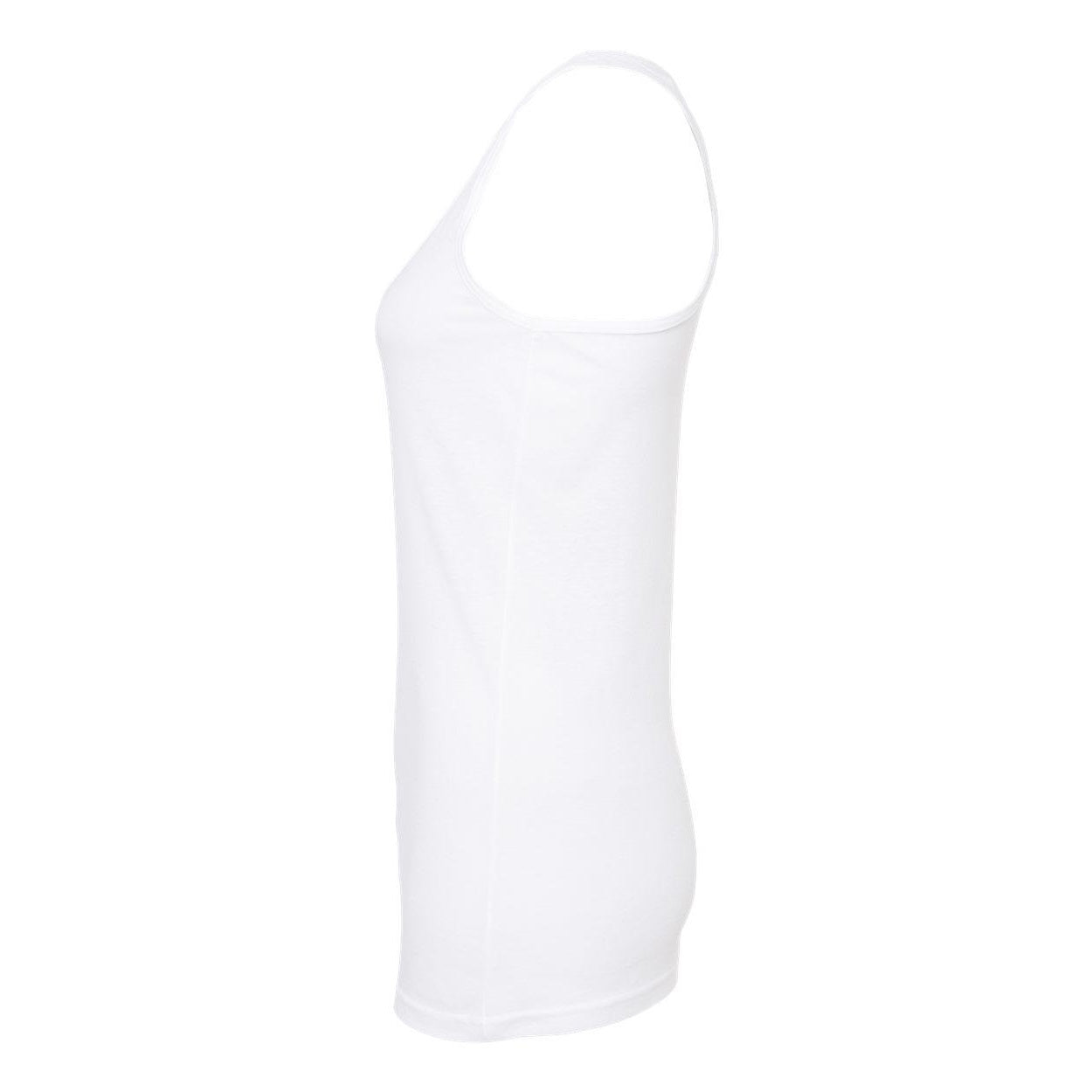 White - Side - Tultex Women's Poly-Rich Racerback Tank Top