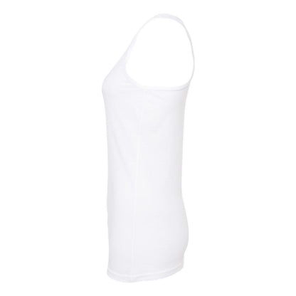 White - Side - Tultex Women's Poly-Rich Racerback Tank Top