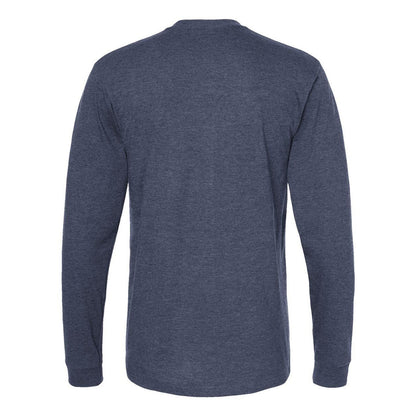 Heather Denim - Back - Tultex Unisex Jersey Long Sleeve T-Shirt