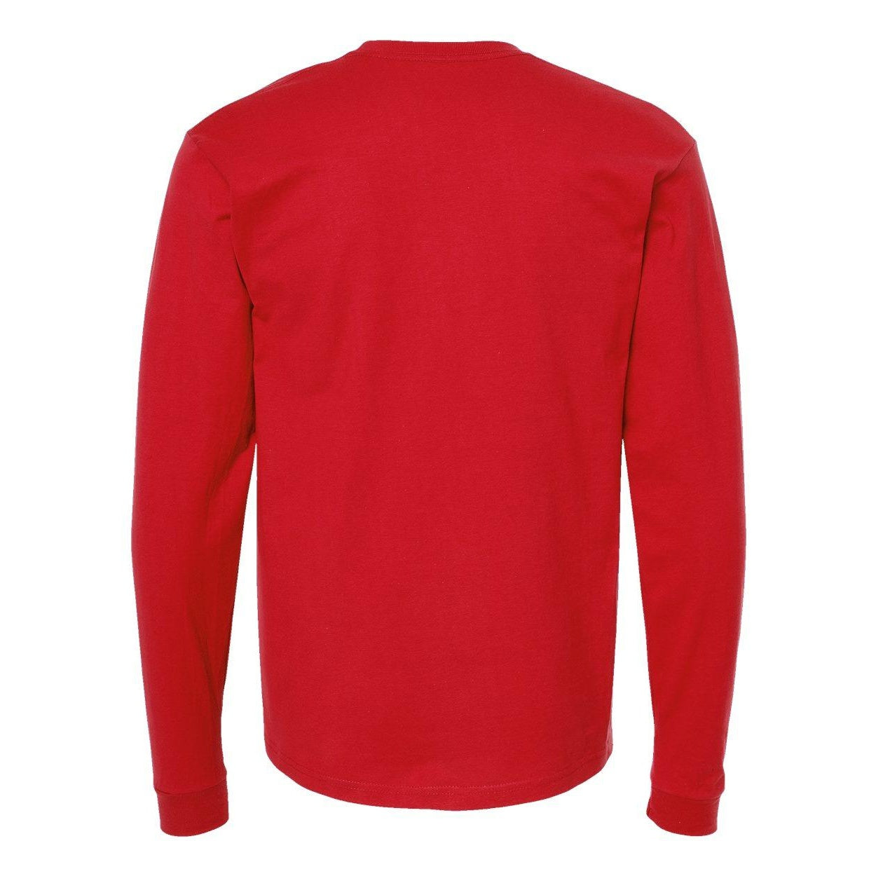 Red - Back - Tultex Unisex Jersey Long Sleeve T-Shirt