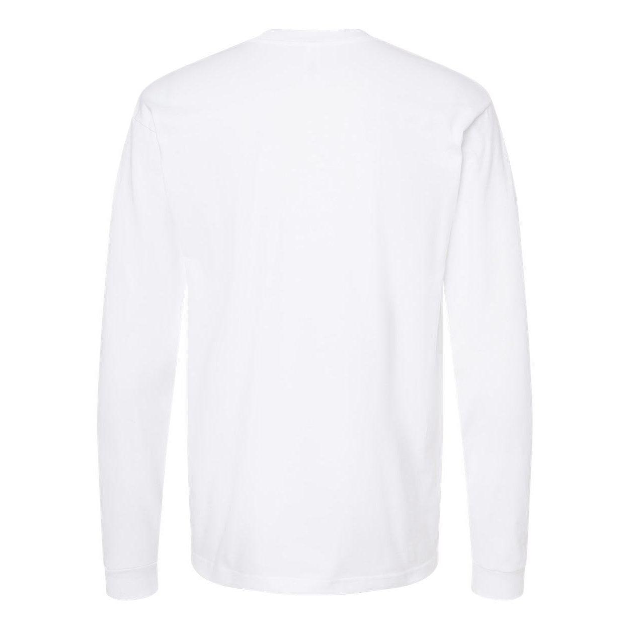 White - Back - Tultex Unisex Jersey Long Sleeve T-Shirt