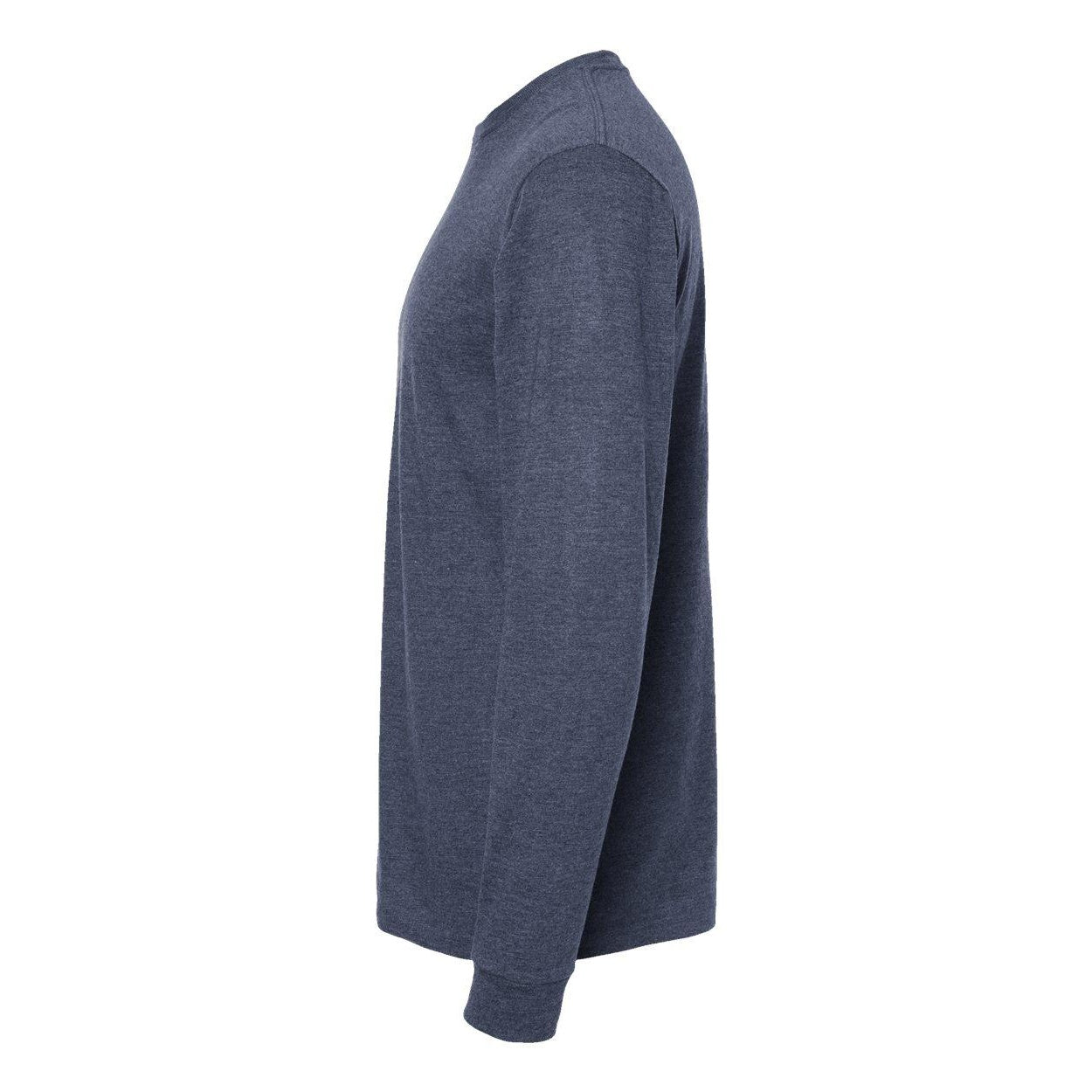 Heather Denim - Side - Tultex Unisex Jersey Long Sleeve T-Shirt