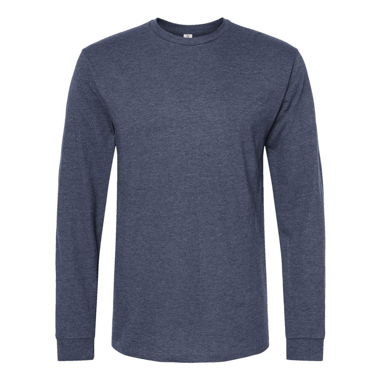 Heather Denim - Front - Tultex Unisex Jersey Long Sleeve T-Shirt