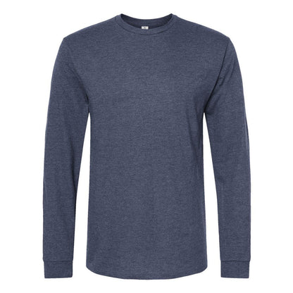 Heather Denim - Front - Tultex Unisex Jersey Long Sleeve T-Shirt