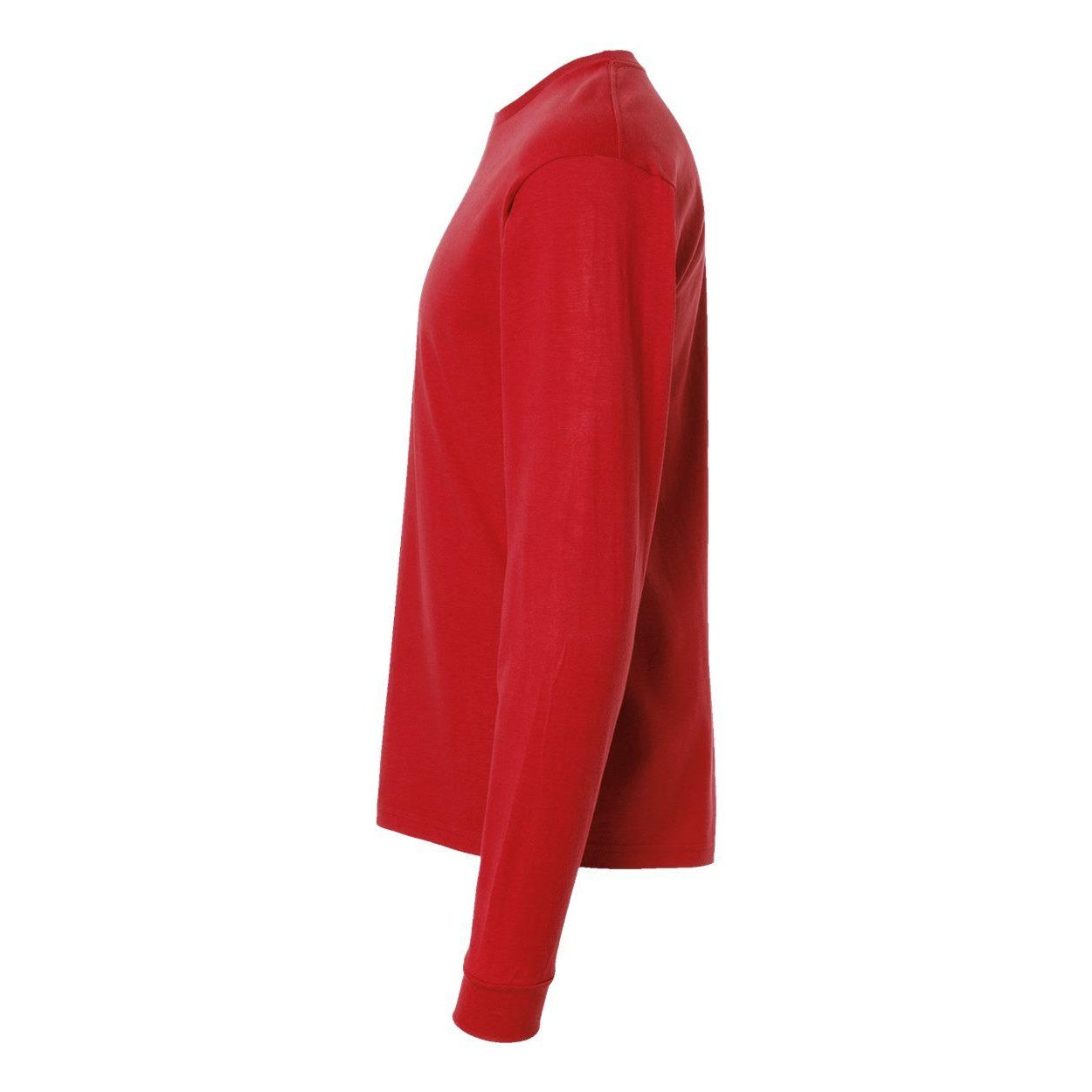 Red - Side - Tultex Unisex Jersey Long Sleeve T-Shirt