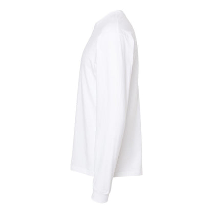 White - Side - Tultex Unisex Jersey Long Sleeve T-Shirt