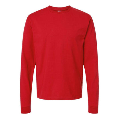 Red - Front - Tultex Unisex Jersey Long Sleeve T-Shirt