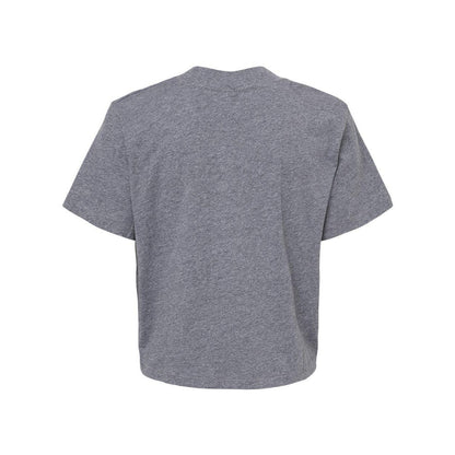 Granite Heather - Back - LAT Women's Boxy Tee