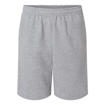 Athletic Heather - Front - JERZEES Nublend Fleece Shorts