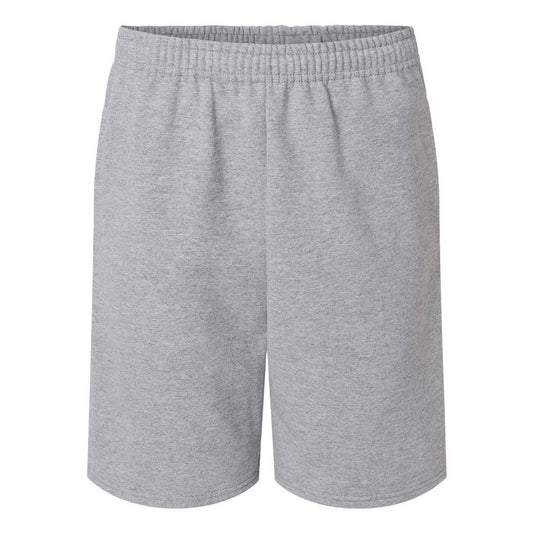 Athletic Heather - Front - JERZEES Nublend Fleece Shorts