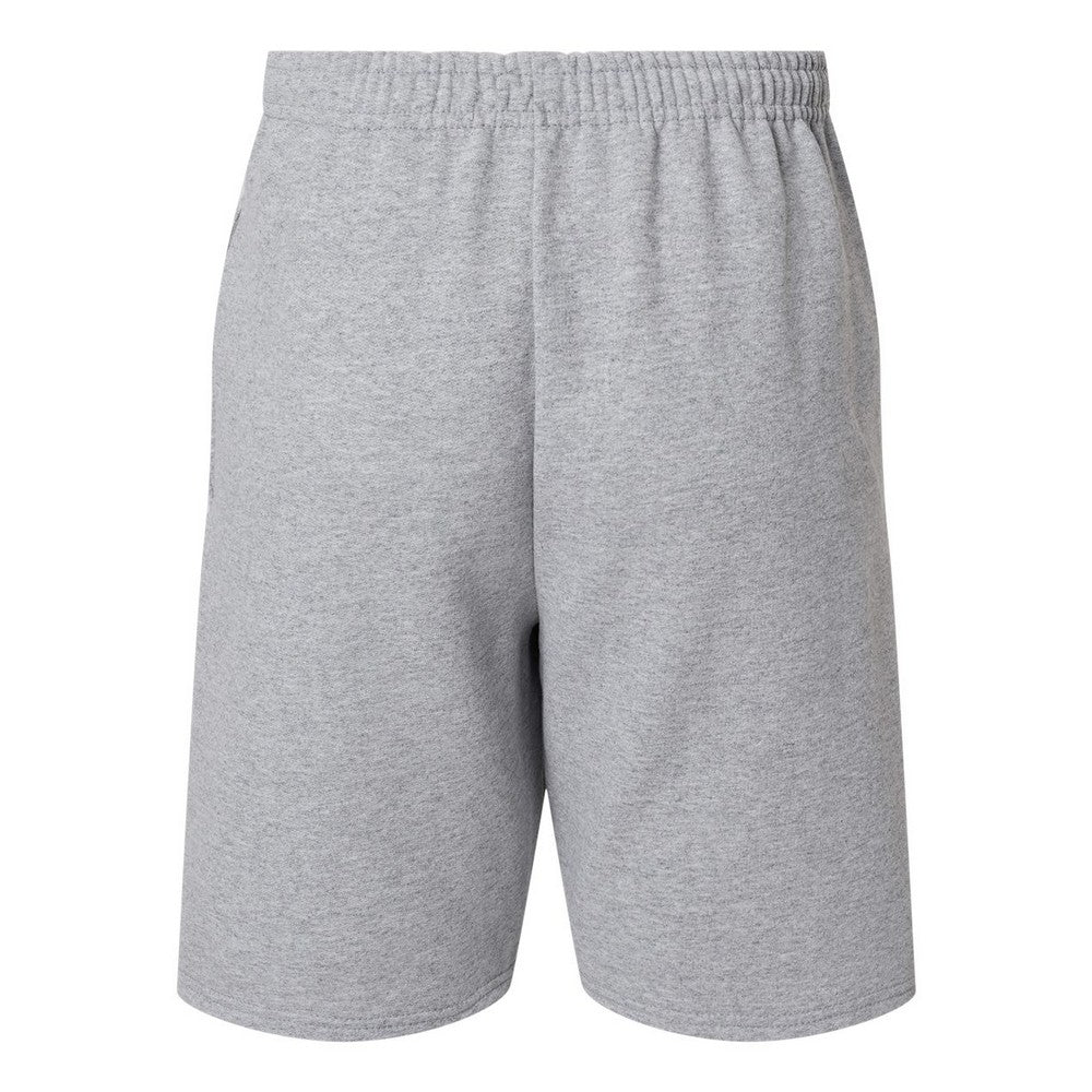 Athletic Heather - Back - JERZEES Nublend Fleece Shorts