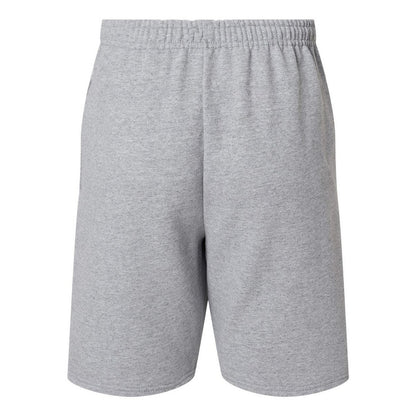 Athletic Heather - Back - JERZEES Nublend Fleece Shorts