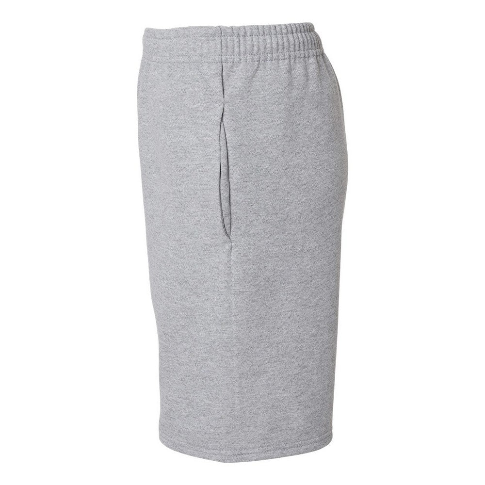 Athletic Heather - Side - JERZEES Nublend Fleece Shorts