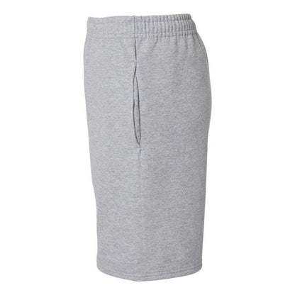 Athletic Heather - Side - JERZEES Nublend Fleece Shorts