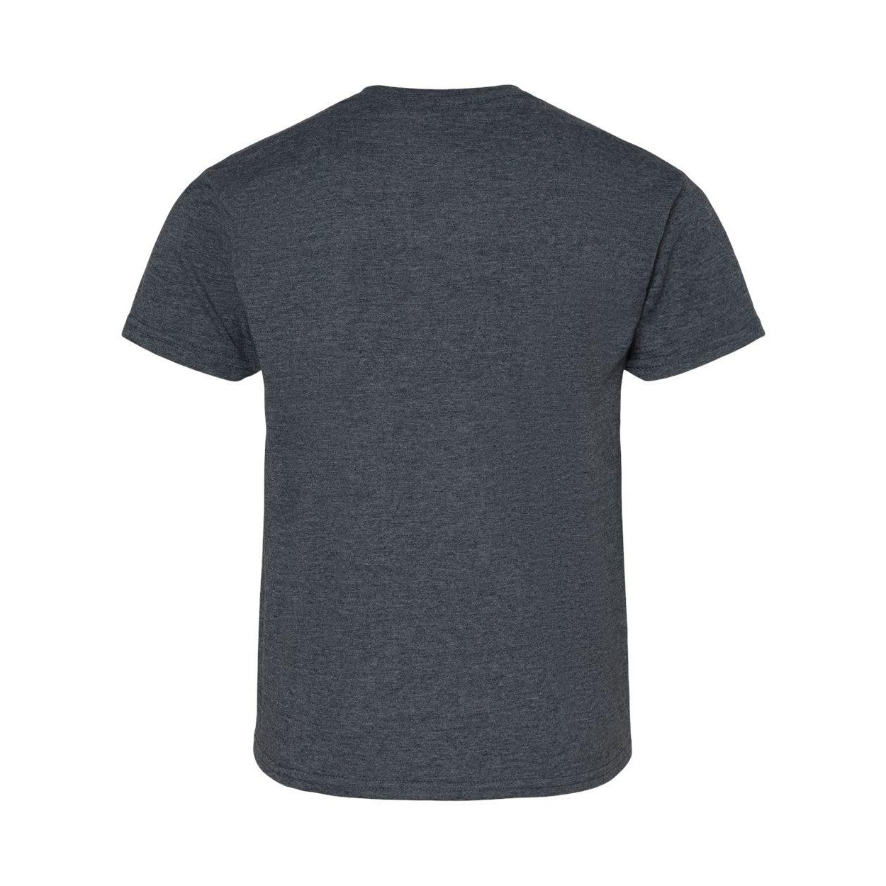 Dark Heather - Back - Gildan Softstyle Youth T-Shirt