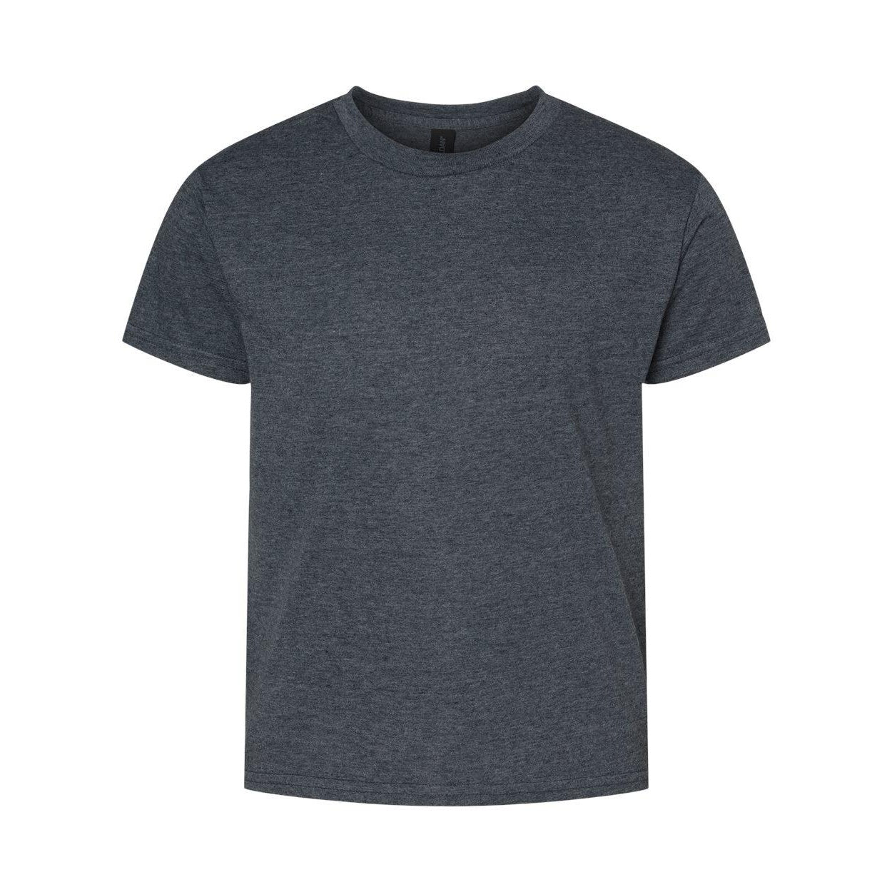Dark Heather - Front - Gildan Softstyle Youth T-Shirt