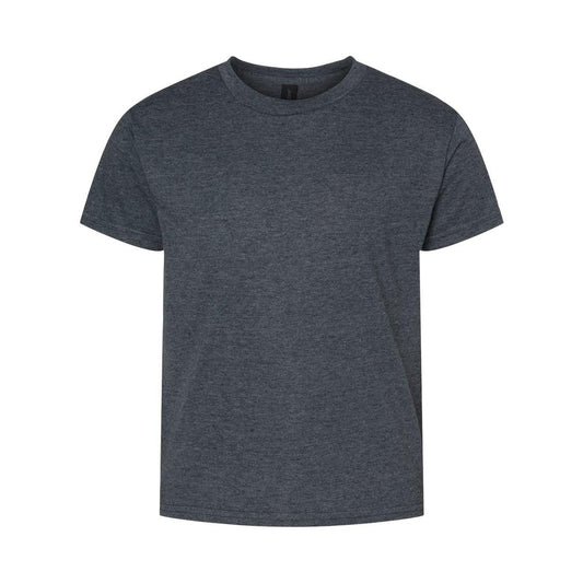 Dark Heather - Front - Gildan Softstyle Youth T-Shirt