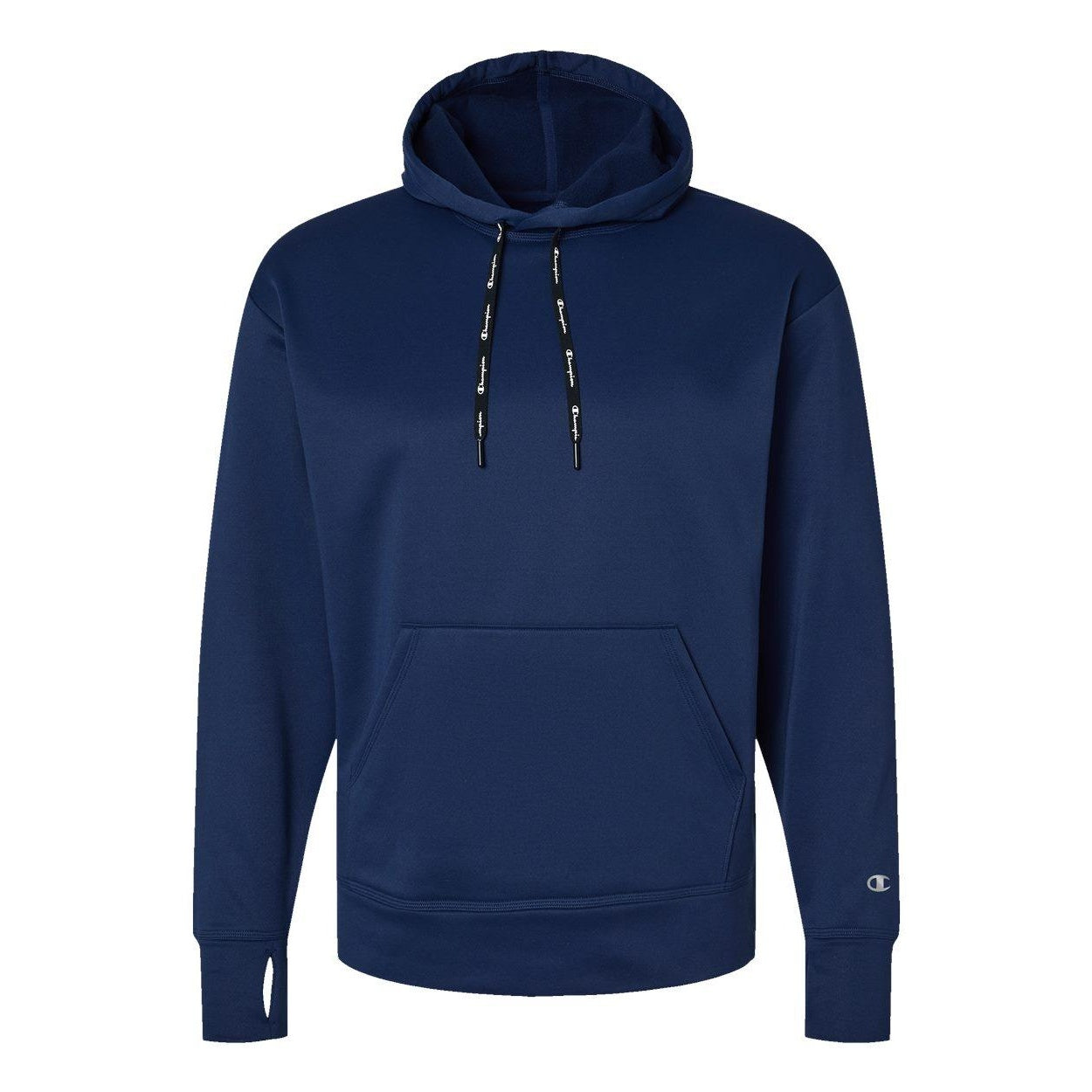 Athletic Navy - Front - Champion Sport Hooded Sweatshirt