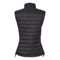 Black - Back - Burnside Women's Elemental Puffer Vest