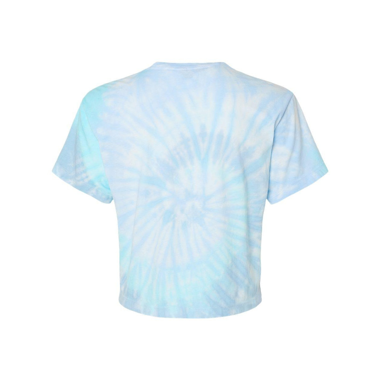 Lagoon - Back - Colortone Women's Tie-Dyed Crop T-Shirt