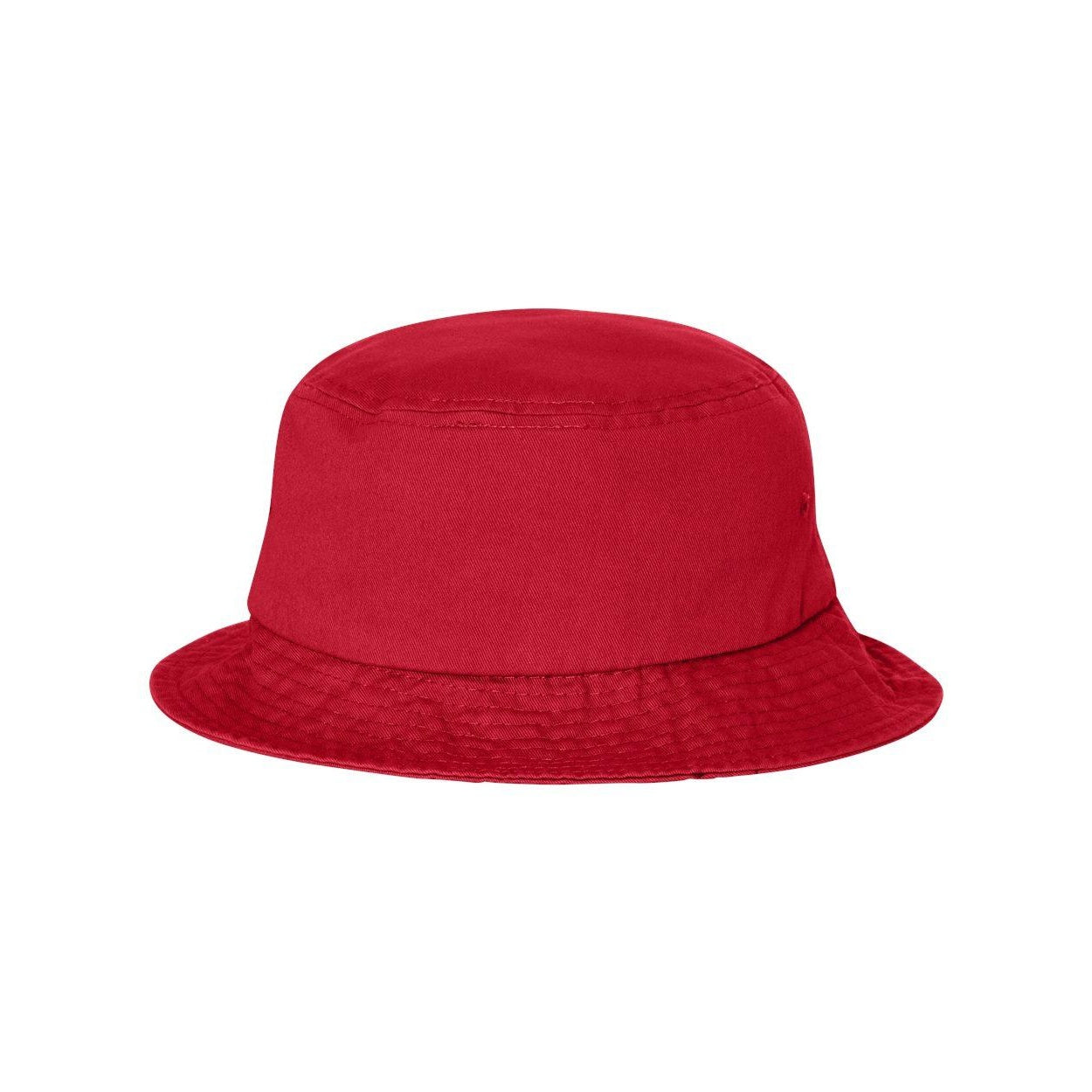 Red - Front - Sportsman Bucket Cap