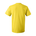 Yellow - Back - Fruit Of The Loom HD Cotton Short Sleeve T-Shirt