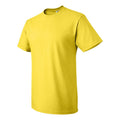 Yellow - Side - Fruit Of The Loom HD Cotton Short Sleeve T-Shirt