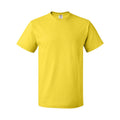 Yellow - Front - Fruit Of The Loom HD Cotton Short Sleeve T-Shirt