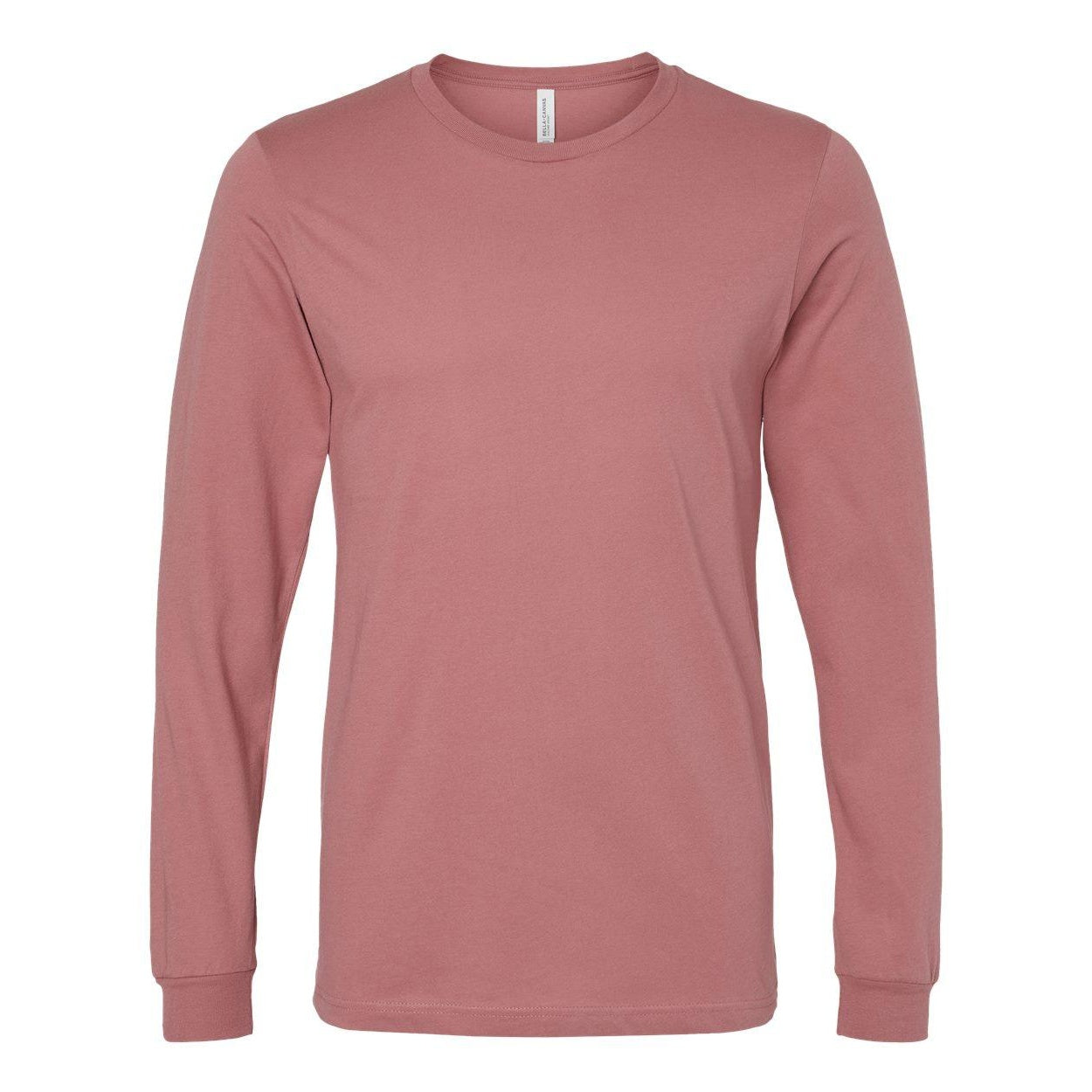 Ash - Side - BELLA + CANVAS Unisex Jersey Long Sleeve Tee