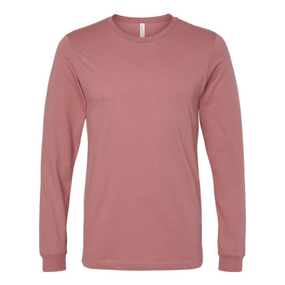 Ash - Side - BELLA + CANVAS Unisex Jersey Long Sleeve Tee