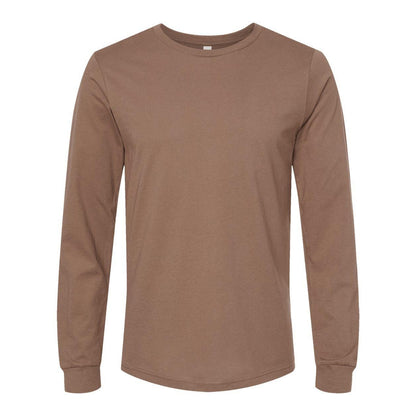 Mauve - Front - BELLA + CANVAS Unisex Jersey Long Sleeve Tee