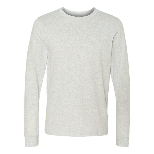 Ash - Front - BELLA + CANVAS Unisex Jersey Long Sleeve Tee