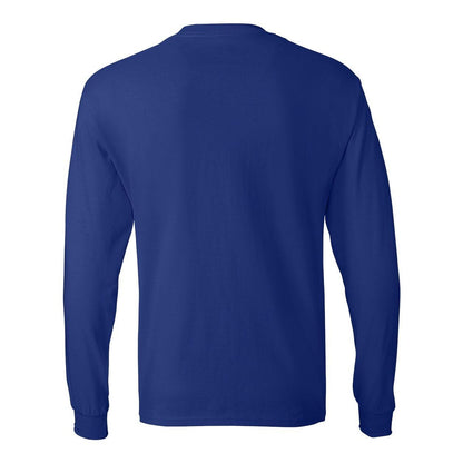 Deep Royal - Back - Hanes Authentic Long Sleeve T-Shirt