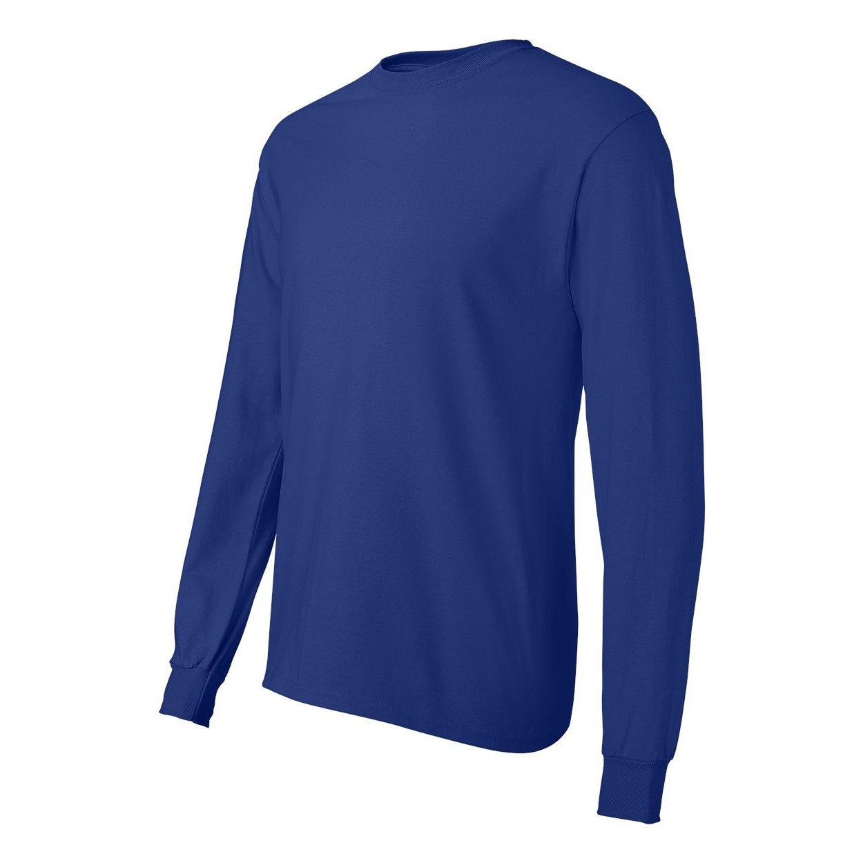 Deep Royal - Side - Hanes Authentic Long Sleeve T-Shirt
