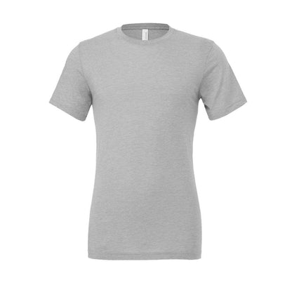 Athletic Grey Triblend - Front - BELLA + CANVAS Triblend Tee
