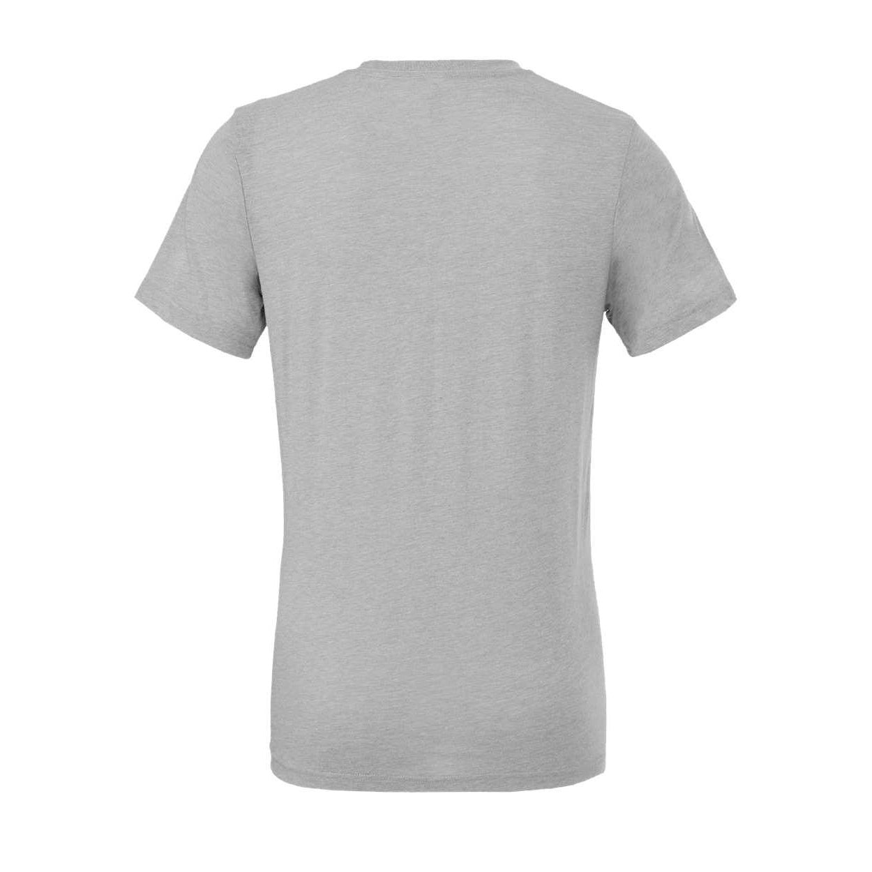 Athletic Grey Triblend - Back - BELLA + CANVAS Triblend Tee