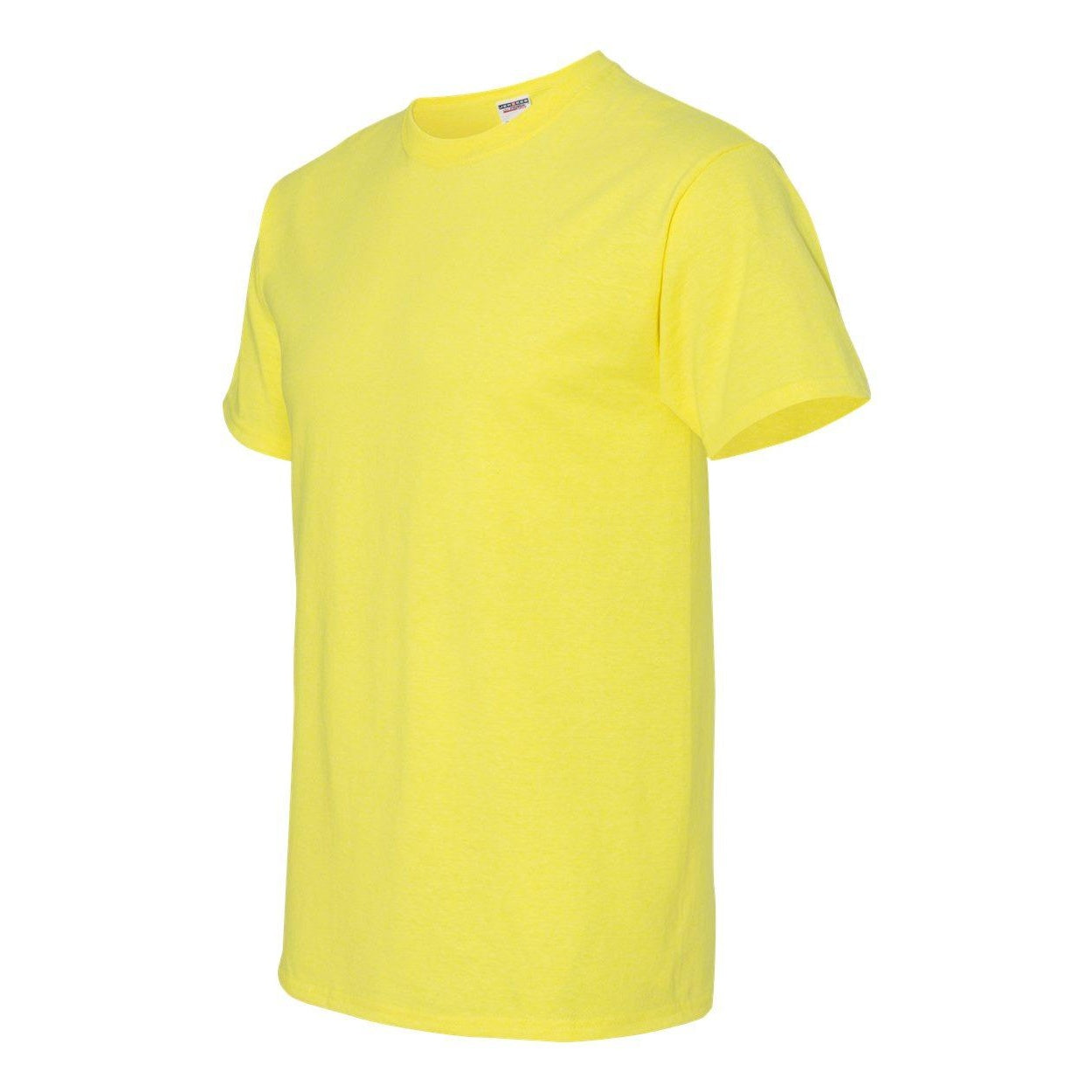 Neon Yellow - Side - JERZEES Dri-Power 50-50 T-Shirt