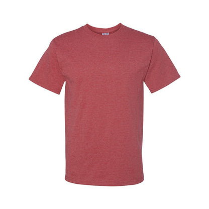 Vintage Heather Red - Front - JERZEES Dri-Power 50-50 T-Shirt