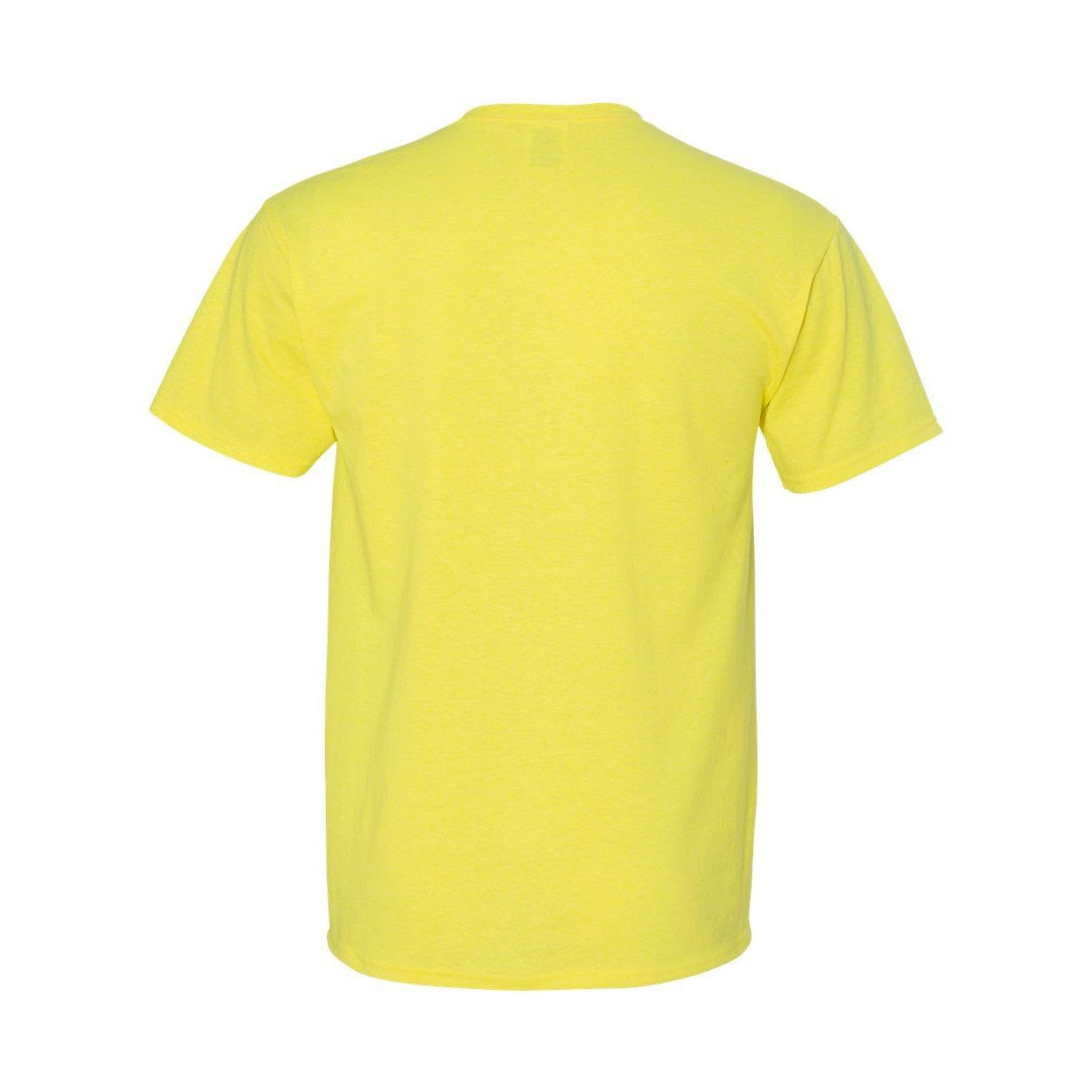 Neon Yellow - Back - JERZEES Dri-Power 50-50 T-Shirt