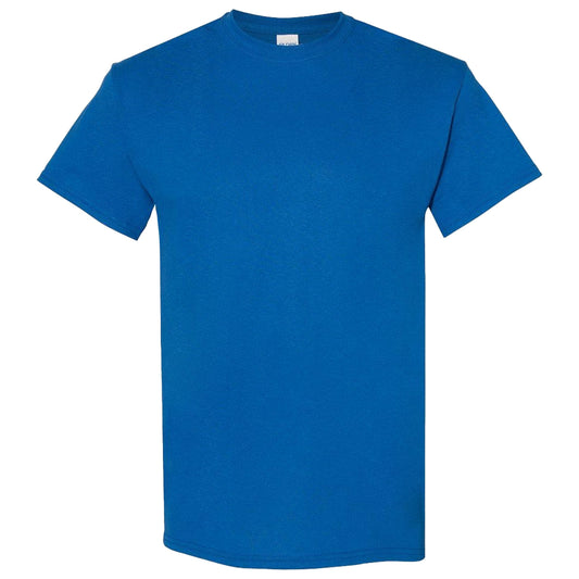 Neon Blue - Front - Gildan Heavy Cotton T-Shirt
