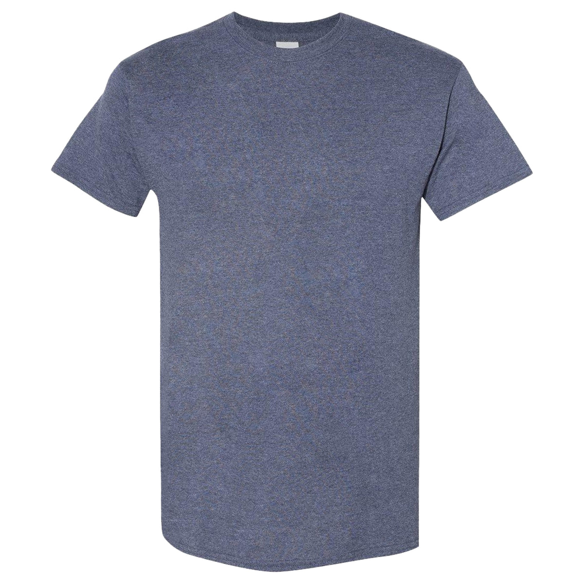 Heather Navy - Front - Gildan Heavy Cotton T-Shirt